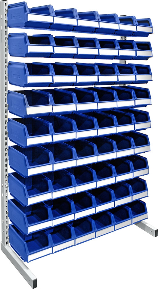 Floor rack 1500 mm complete 54 pcs 9074 blue