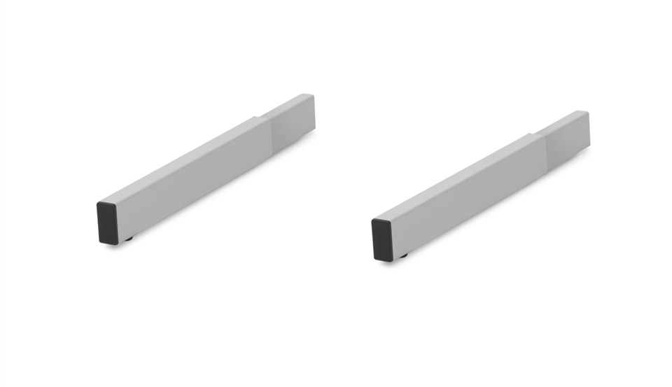 Base extension for floor racks 9010 and 9011 to double rack