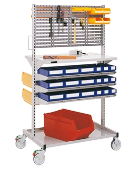 Storage system, racks and carts
